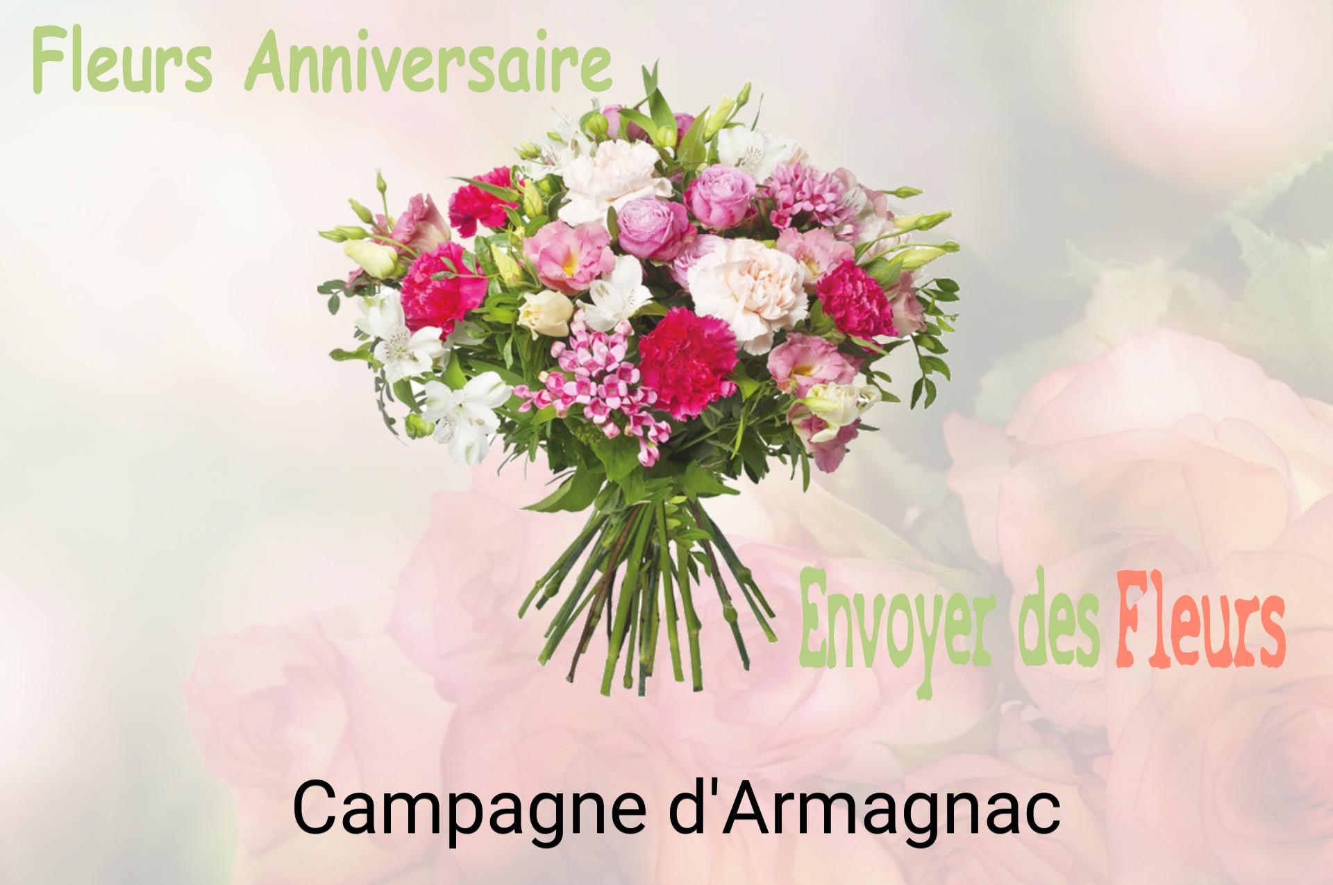 Bouquet de fleurs d’anniversaire livré à Campagne-d'Armagnac