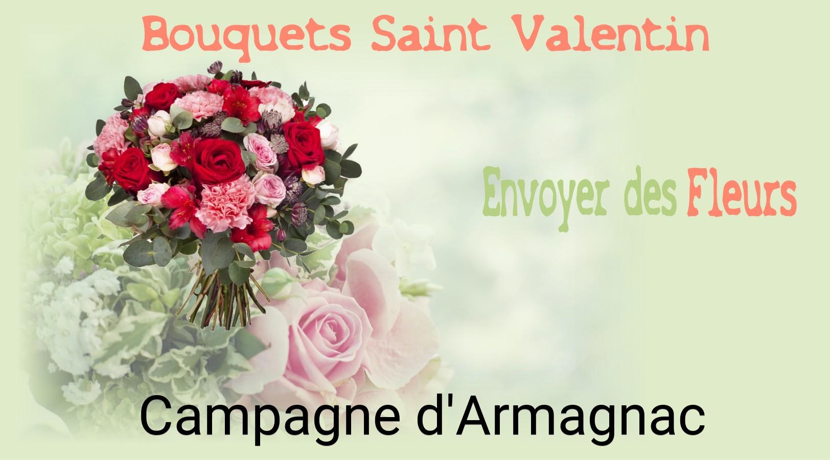 Roses de Saint-Valentin livrées à Campagne-d'Armagnac